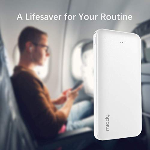 2-Pack Miady 10000mAh Dual USB Portable Charger, Fast Charging - 2-Pack Miady 10000mAh Dual USB Portable Charger, Fast Charging - Travelking