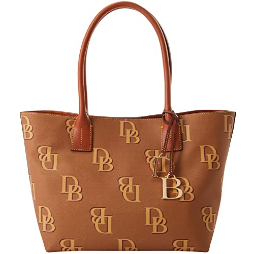 Dooney & Bourke Handbag, Monogram Small Russel Tote - Saddle - Dooney & Bourke Handbag, Monogram Small Russel Tote - Saddle - Travelking