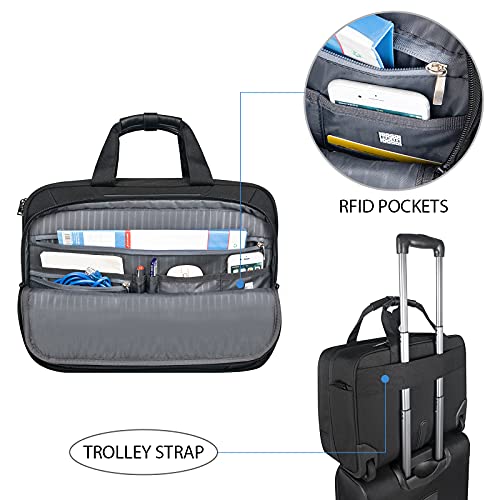 EMPSIGN Rolling Laptop Bag, 17.3 inch Computer Bag for Men-Black - EMPSIGN Rolling Laptop Bag, 17.3 inch Computer Bag for Men-Black - Travelking