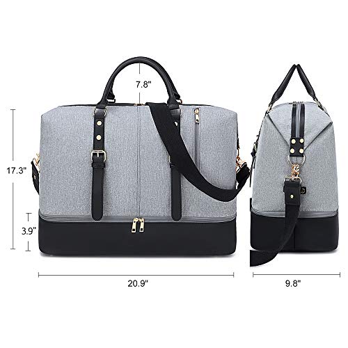 Weekender Carry On Tote Duffel Overnight Bag for Men and Women - Weekender Carry On Tote Duffel Overnight Bag for Men and Women - Travelking