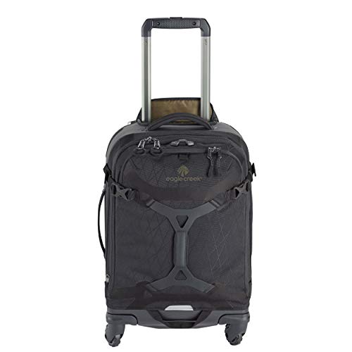eagle creek Gear Warrior Carry Luggage Softside 4-Wheel Suitcase, Jet Black, 22"