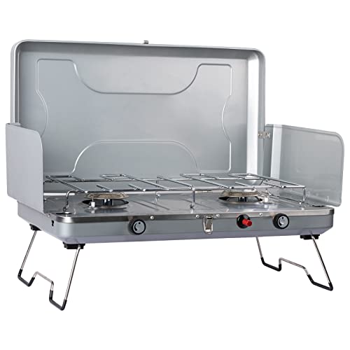 Coastrail Outdoor propane camping stove, 20,000 BTUs - Coastrail Outdoor propane camping stove, 20,000 BTUs - Travelking