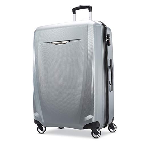 Samsonite Winfield 3 DLX Spinner Luggage 28-inch - Silver, Lightweight, TSA Lock - Samsonite Winfield 3 DLX Spinner Luggage 28-inch - Silver, Lightweight, TSA Lock - Travelking