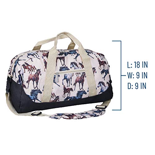 Wildkin Kids Overnighter Duffel Bags for Boys & Girls, Horse Dreams - Wildkin Kids Overnighter Duffel Bags for Boys & Girls, Horse Dreams - Travelking