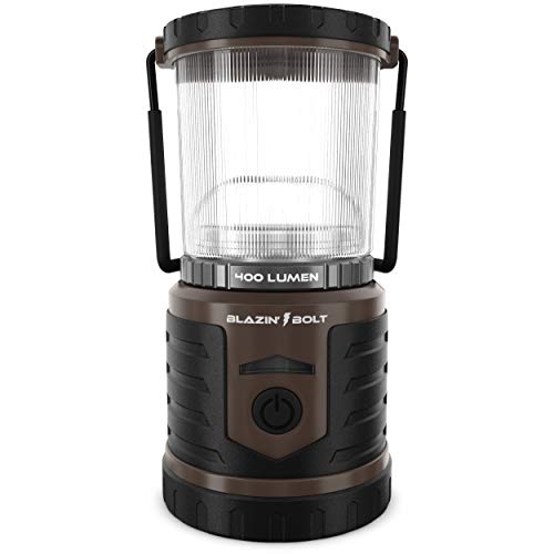 Blazin Bolt 400 Lumen Brightest LED Rechargeable Lantern - Blazin Bolt 400 Lumen Brightest LED Rechargeable Lantern - Travelking
