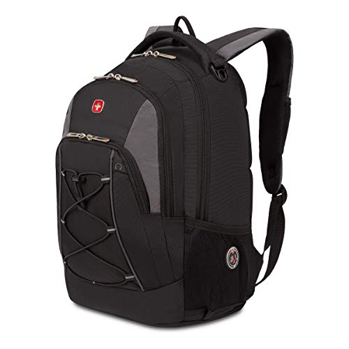 SwissGear 1186 Bungee Backpack, Black/Grey, 17-Inch - SwissGear 1186 Bungee Backpack, Black/Grey, 17-Inch - Travelking