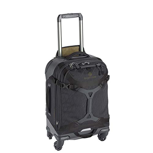 eagle creek Gear Warrior Carry Luggage Softside 4-Wheel Suitcase, Jet Black, 22"