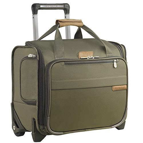 Briggs & Riley Baseline-Softside Rolling Cabin Upright Bag, Olive - Briggs & Riley Baseline-Softside Rolling Cabin Upright Bag, Olive - Travelking
