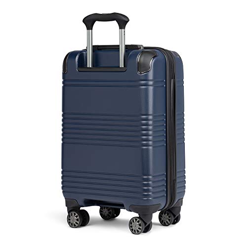 Travelpro Roundtrip Hardside Expandable Luggage, TSA Lock, Navy Blue - Travelpro Roundtrip Hardside Expandable Luggage, TSA Lock, Navy Blue - Travelking
