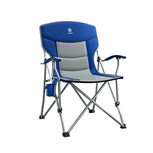 EVER ADVANCED Folding Camping Chair with Cup Holder Quad - EVER ADVANCED Folding Camping Chair with Cup Holder Quad - Travelking