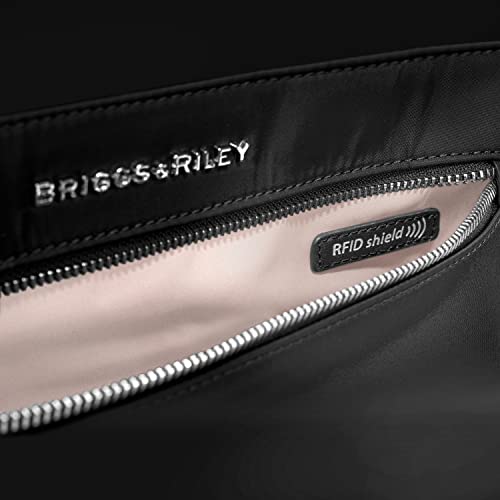 Briggs & Riley Rhapsody Softside Underseat Carry On Cabin Spinner, Black - Briggs & Riley Rhapsody Softside Underseat Carry On Cabin Spinner, Black - Travelking