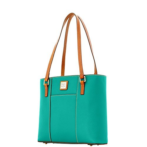Dooney & Bourke Pebble Grain Leather Small Lexington Shopper Tote Purse Handbag (Spearmint) - Dooney & Bourke Pebble Grain Leather Small Lexington Shopper Tote Purse Handbag (Spearmint) - Travelking