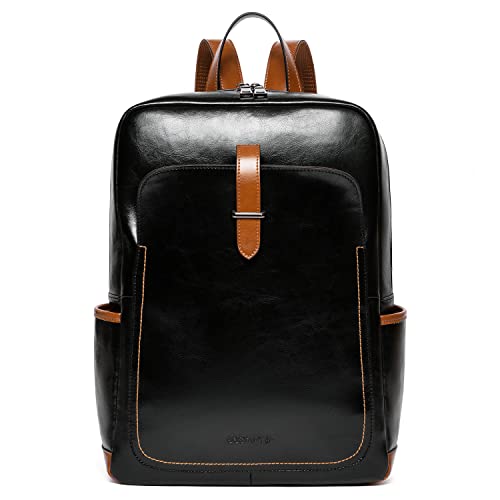 bostanten leather laptop backpack woman Affordable Luggage & Top-Rated Travel Gear
