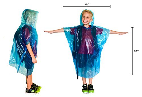20 Pack Family Rain Ponchos | Disposable Emergency Ponchos | Travel | Hiking - 20 Pack Family Rain Ponchos | Disposable Emergency Ponchos | Travel | Hiking - Travelking