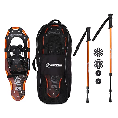 Expedition Light Weight Aluminum Snowshoes Explorer Plus Kit - Expedition Light Weight Aluminum Snowshoes Explorer Plus Kit - Travelking