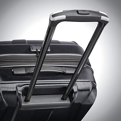 Samsonite Centric 2 Hardside Expandable Luggage with Spinners, Black, Carry-On 20"