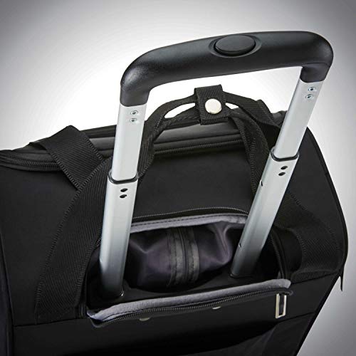 Samsonite Underseat Carry-On Spinner with USB Port, Jet Black - Samsonite Underseat Carry-On Spinner with USB Port, Jet Black - Travelking