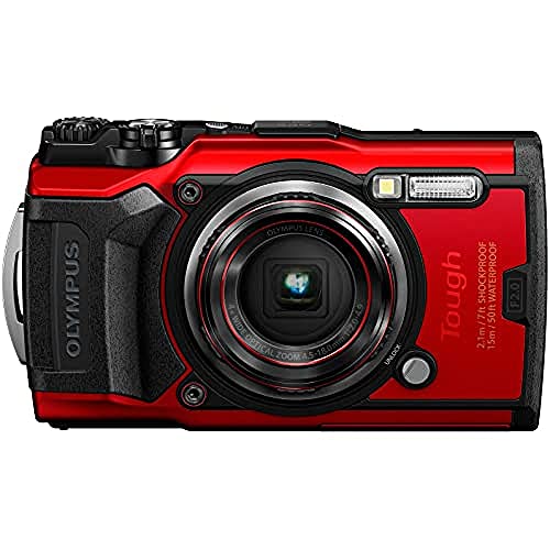 OLYMPUS Tough TG-6 Waterproof Camera, Red - OLYMPUS Tough TG-6 Waterproof Camera, Red - Travelking