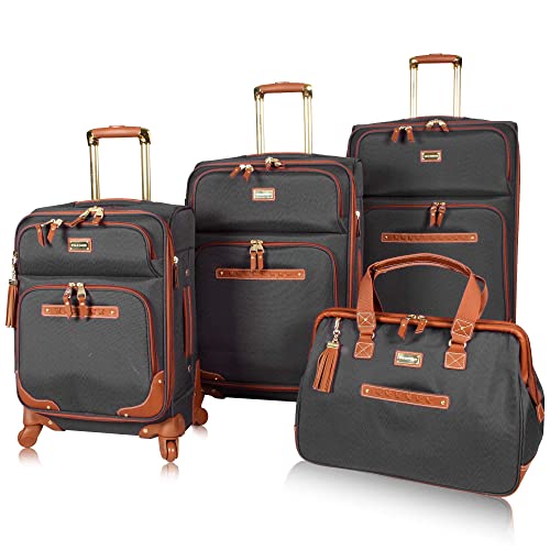 Steve Madden Luggage Set 4 Piece- Softside Expandable Suitcase Set - Steve Madden Luggage Set 4 Piece- Softside Expandable Suitcase Set - Travelking