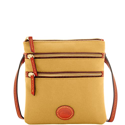 Dooney & Bourke Nylon North South Triple Zip Shoulder Bag - Dooney & Bourke Nylon North South Triple Zip Shoulder Bag - Travelking