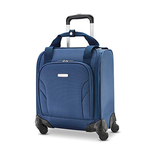 Samsonite Underseat Carry-On Spinner with USB Port, Ocean - Samsonite Underseat Carry-On Spinner with USB Port, Ocean - Travelking