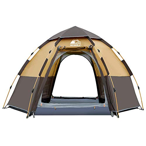 Hewolf Waterproof Instant Camping Tent - 2/4 Person Easy Quick Setup - Hewolf Waterproof Instant Camping Tent - 2/4 Person Easy Quick Setup - Travelking