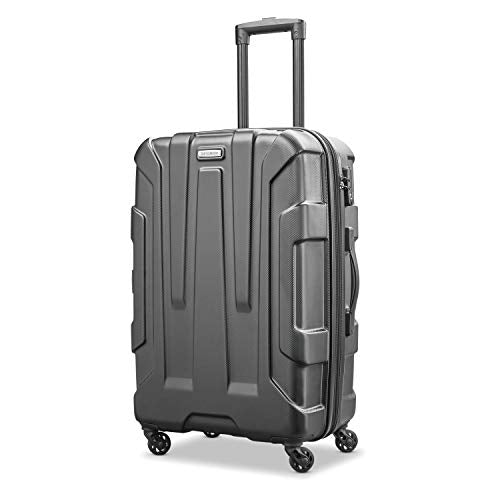 Samsonite Centric Hardside Expandable Luggage with Spinner Wheels, Black 24"