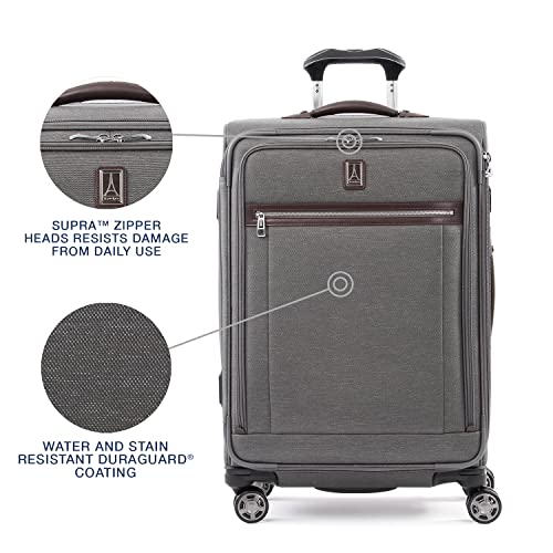 Travelpro Platinum Elite Softside Expandable Luggage, 8 Wheel - Travelpro Platinum Elite Softside Expandable Luggage, 8 Wheel - Travelking