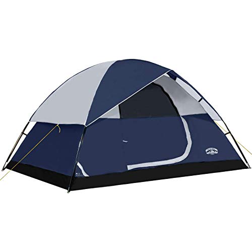 Pacific Pass Camping Tent 4 Person Family Dome Tent - Pacific Pass Camping Tent 4 Person Family Dome Tent - Travelking