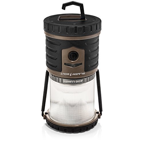 Blazin Bolt 400 Lumen Brightest LED Rechargeable Lantern - Blazin Bolt 400 Lumen Brightest LED Rechargeable Lantern - Travelking