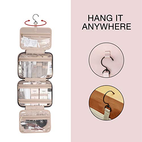 BAGSMART Large Toiletry Bag Travel Bag with Hanging Hook - BAGSMART Large Toiletry Bag Travel Bag with Hanging Hook - Travelking