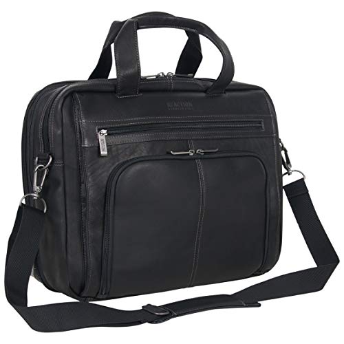 Kenneth Cole Reaction Manhattan Colombian Leather Laptop Briefcase - Kenneth Cole Reaction Manhattan Colombian Leather Laptop Briefcase - Travelking