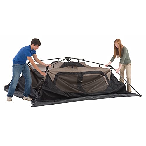 Coleman Camping Tent | 6 Person Cabin Tent with Instant Setup, Brown/Black - Coleman Camping Tent | 6 Person Cabin Tent with Instant Setup, Brown/Black - Travelking