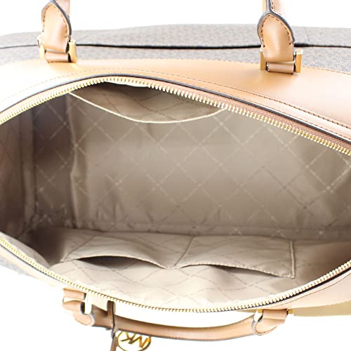 Michael Kors Extra Large Top Zip Duffle Bag (Brown) - Michael Kors Extra Large Top Zip Duffle Bag (Brown) - Travelking