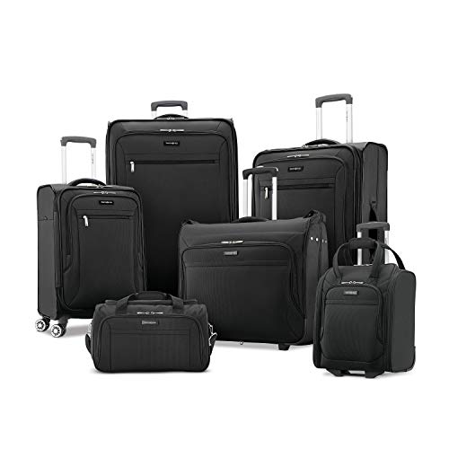 Samsonite Ascella X Softside Expandable Luggage with Spinner Wheels, Black - Samsonite Ascella X Softside Expandable Luggage with Spinner Wheels, Black - Travelking