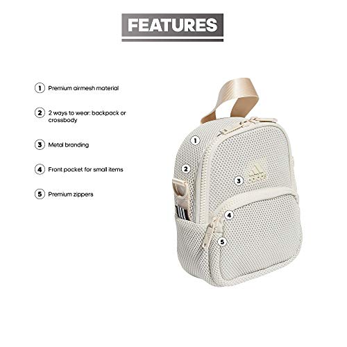 Adidas Women's Airmesh Convertible Mini Backpack-Crossbody Bag - Adidas Women's Airmesh Convertible Mini Backpack-Crossbody Bag - Travelking