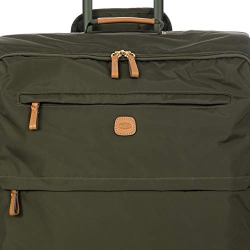 Bric's X-Bag Large Spinner with Frame 30 Inch Suitcase, Olive - Bric's X-Bag Large Spinner with Frame 30 Inch Suitcase, Olive - Travelking