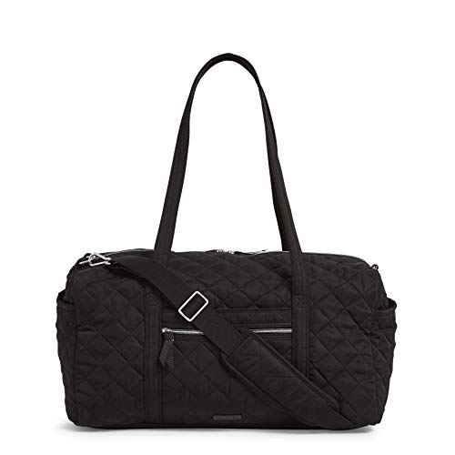 Vera Bradley Women's Performance Twill Medium Travel Duffle Bag, Black - Vera Bradley Women's Performance Twill Medium Travel Duffle Bag, Black - Travelking