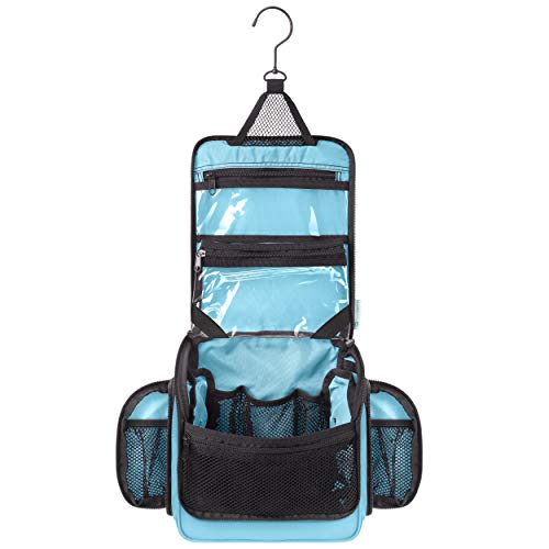Premium Travel Hanging Toiletry Bag for Men and Women, Blue - Premium Travel Hanging Toiletry Bag for Men and Women, Blue - Travelking