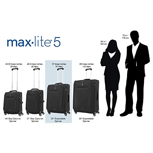Travelpro Maxlite 5 Softside Expandable Luggage, Dusty Rose - Travelpro Maxlite 5 Softside Expandable Luggage, Dusty Rose - Travelking