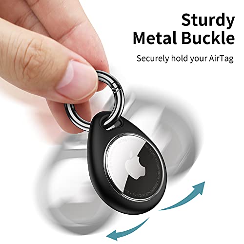 UNBREAKcable 4-Pack AirTag Case with Keychain , Lock Design - UNBREAKcable 4-Pack AirTag Case with Keychain , Lock Design - Travelking