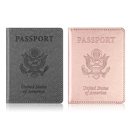2 Pack Passport and Vaccine Card Holder Combo Passport Holder - 2 Pack Passport and Vaccine Card Holder Combo Passport Holder - Travelking