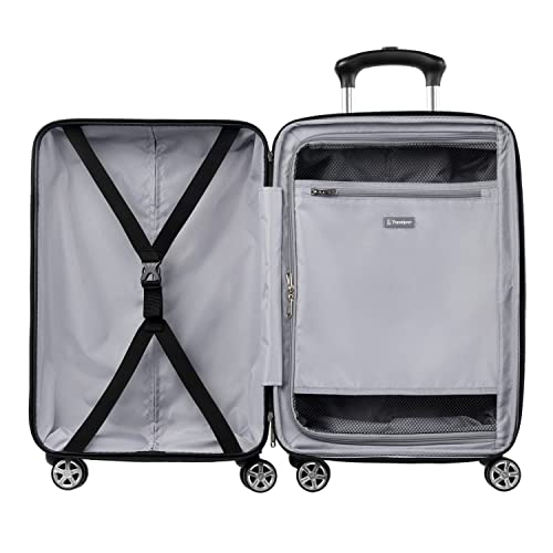 Travelpro Runway 2-Piece Hardside Luggage Set - Expandable, Carry-On & Convertible Spinner, Black - Travelpro Runway 2-Piece Hardside Luggage Set - Expandable, Carry-On & Convertible Spinner, Black - Travelking