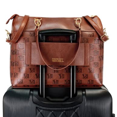 Badgley Mischka Madalyn Vegan Leather Travel Tote Weekender Bag - Badgley Mischka Madalyn Vegan Leather Travel Tote Weekender Bag - Travelking