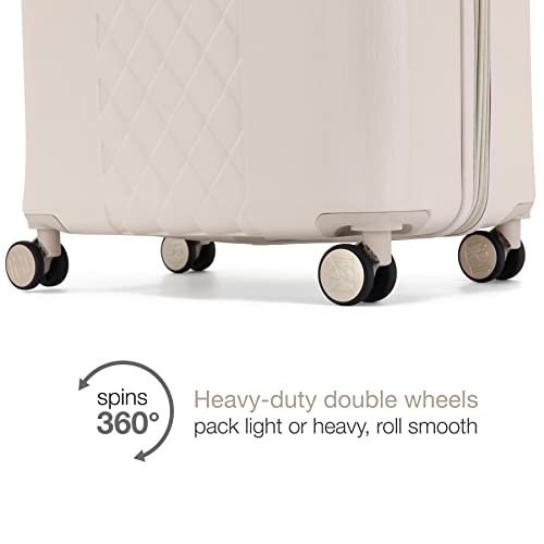 Badgley Mischka Diamond 3 Piece Expandable Luxury Luggage Set - Badgley Mischka Diamond 3 Piece Expandable Luxury Luggage Set - Travelking
