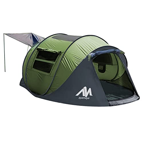 AYAMAYA Pop Up Tent 4 Person Tents for Camping with Skylight - AYAMAYA Pop Up Tent 4 Person Tents for Camping with Skylight - Travelking