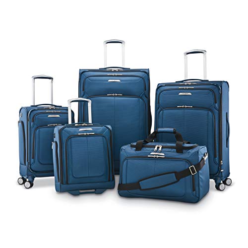 Samsonite Solyte DLX Softside Luggage, Mediterranean Blue, Underseater - Samsonite Solyte DLX Softside Luggage, Mediterranean Blue, Underseater - Travelking