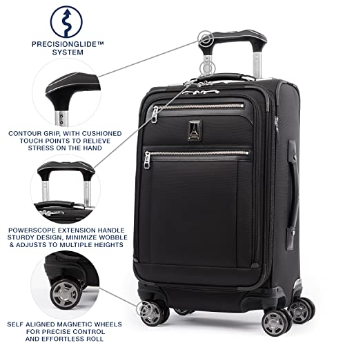 Travelpro Platinum Elite Softside Expandable Luggage, 8 Wheel - Travelpro Platinum Elite Softside Expandable Luggage, 8 Wheel - Travelking