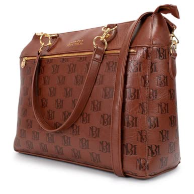 Badgley Mischka Madalyn Vegan Leather Travel Tote Weekender Bag - Badgley Mischka Madalyn Vegan Leather Travel Tote Weekender Bag - Travelking