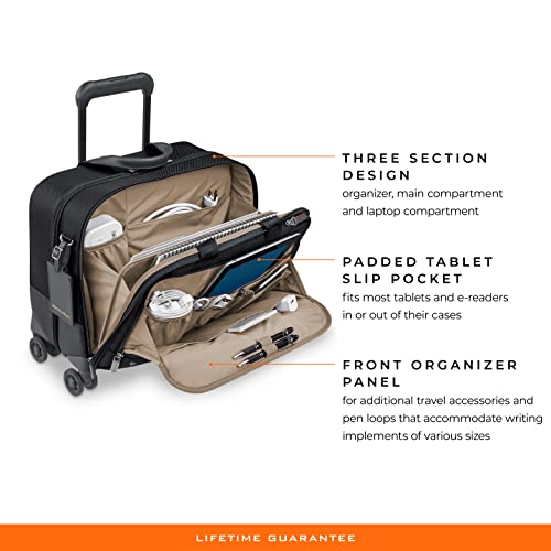 Briggs & Riley @ Work Rolling Briefcase, Black, Medium - Briggs & Riley @ Work Rolling Briefcase, Black, Medium - Travelking